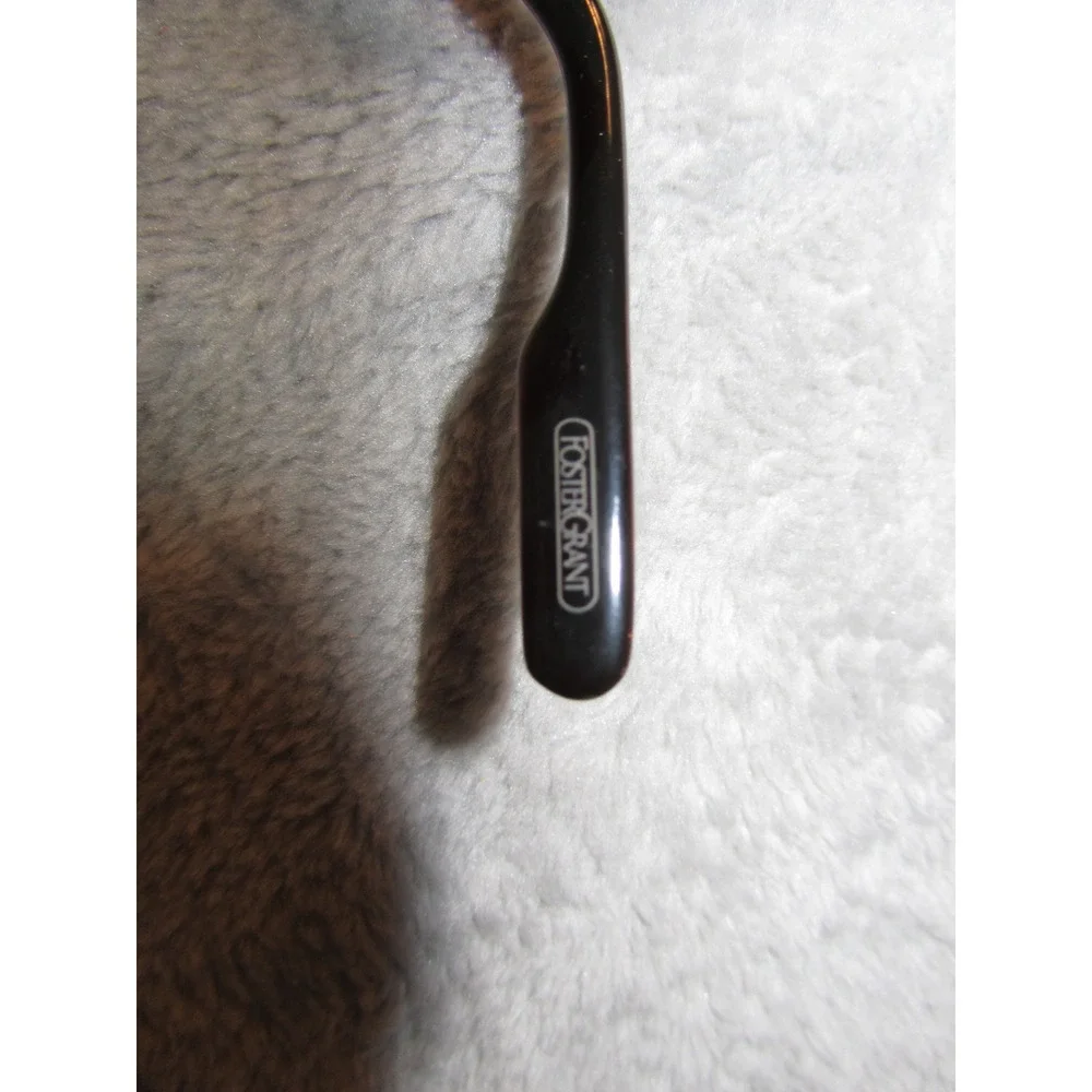 Foster Grant Midnight Sunglasses Womens Tortoiseshell Cat Eye Brown‎ Black Frame